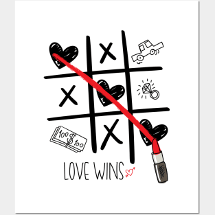 LOVE WINS Posters and Art